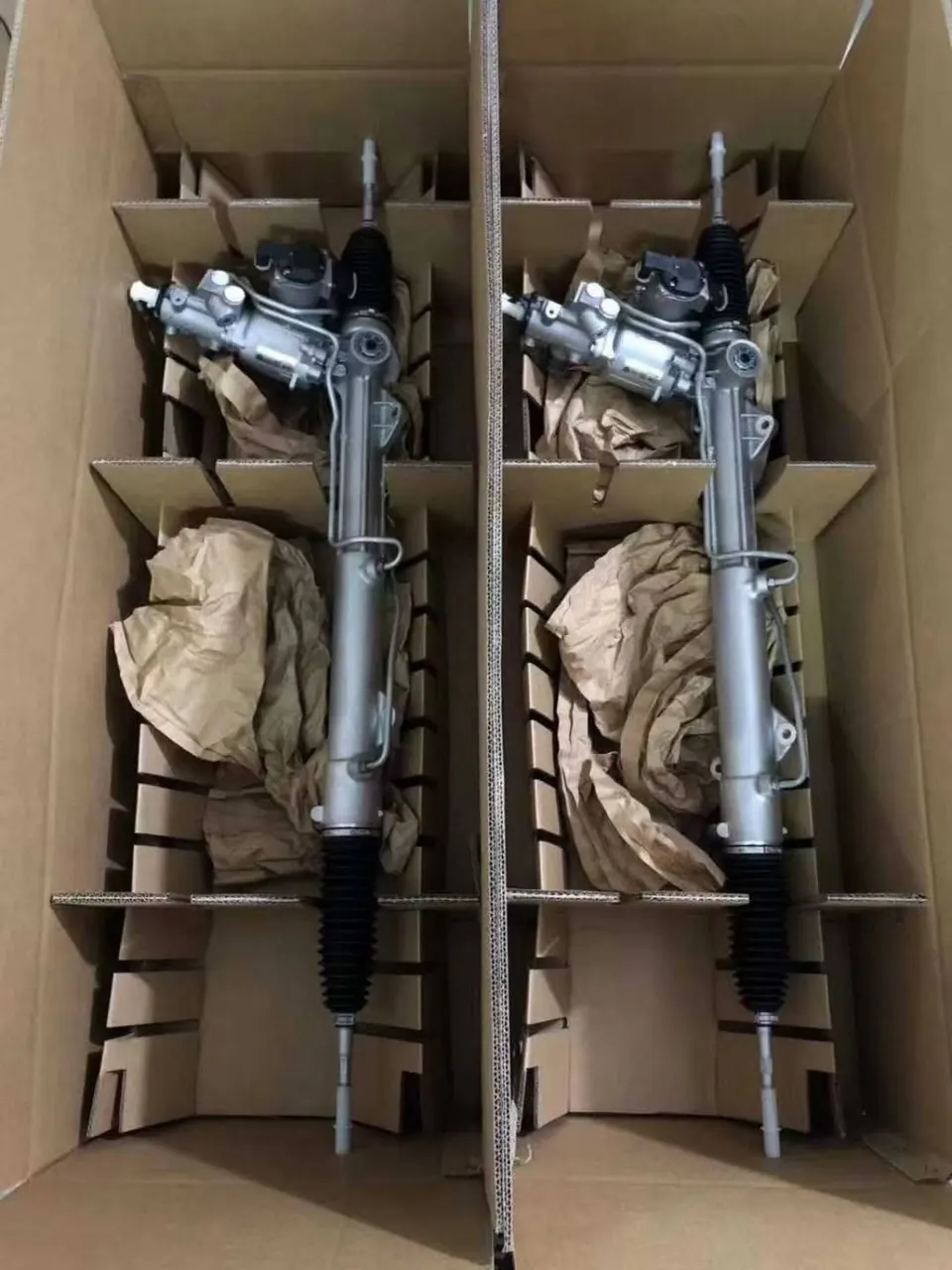 Electric power steering rack assemblies boxed