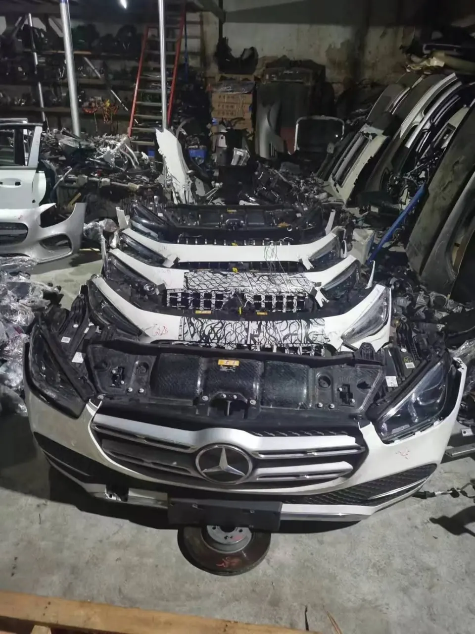 Mercedes-Benz front end body parts and headlights